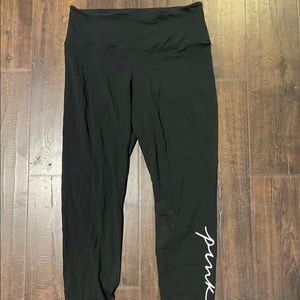 Victoria’s Secret Pink Leggings - XL - Black